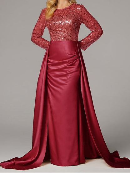 Mermaid Evening Dress Floor Carnival Elegant Masquerade Gown