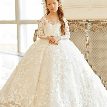 Flower Formal Girls' Dress Princess Girl