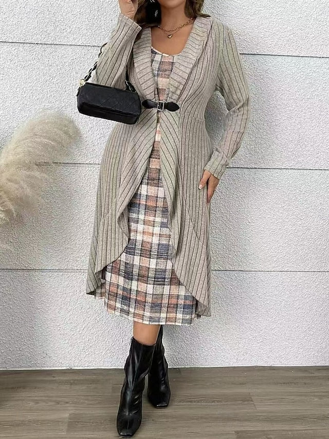 Women's Sweater Sweater Dress Sweater Set Elegant Fashion