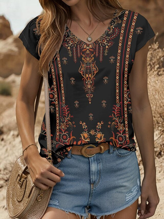 Women's Boho Camisole Tank Top Graphic Geometric Vintage