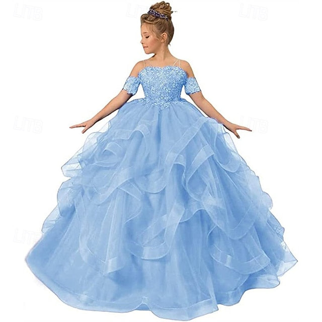 Girls' Princess Kid's Dress Girl Flower