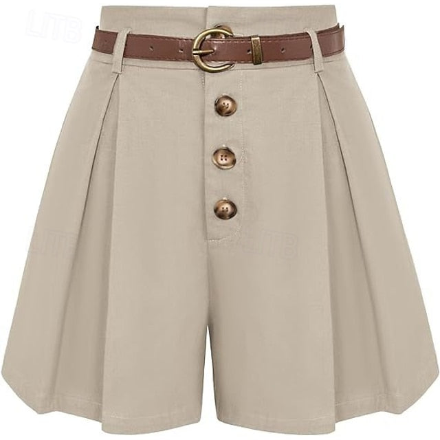 Women's Linen Like Faux Cotton Linen Sweatpants Chinos