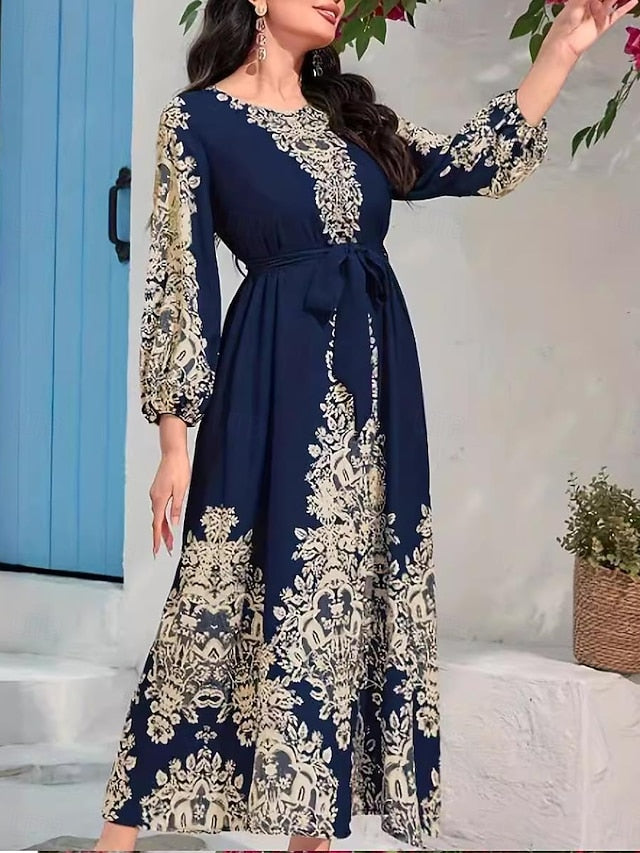 Women's Maxi Dress Vintage Dress Casual Dress Boho Dress