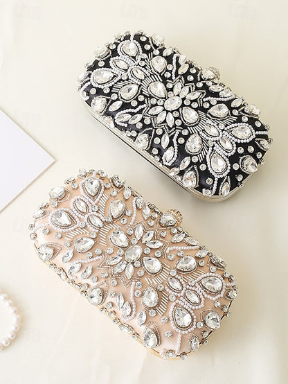 Clutch Bag Women's Crystal-Embellished