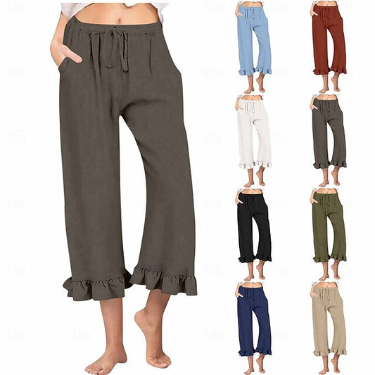 Women's EU / US Size Capri shorts Fashion Casual Capris