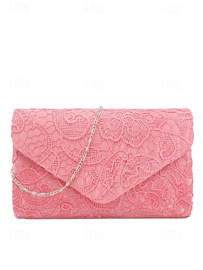 Women's Clutch Lace Chain Bag Evening with Strap