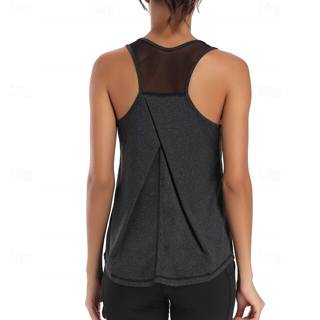 Women's Patchwork Workout Tank Top Sport Shirt Sports Tank