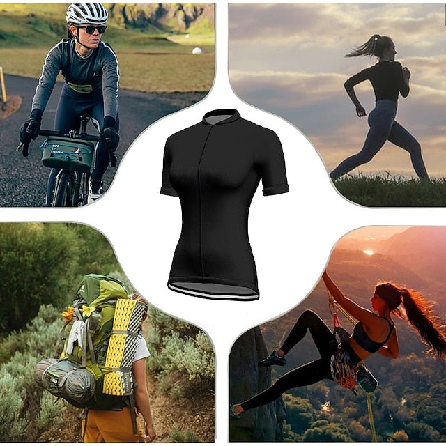 Women's Cycling Jersey Graphic Polka Dot Gradient Short