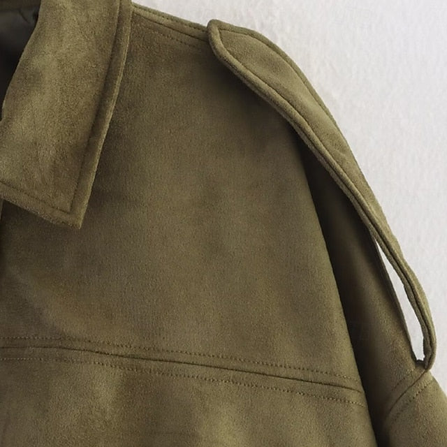 Warm Zipper Jacket Casual Comfortable Pocket Women's