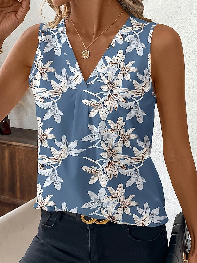 Women's Tank Top Graphic Geometric Abstract Elegant Vintage
