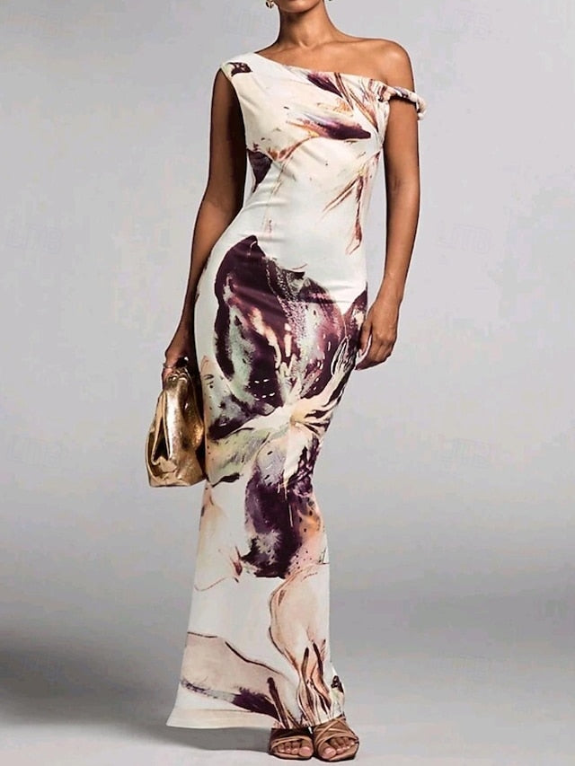 Women's Long Dress Maxi Dress Print Dress Fashion Outdoor