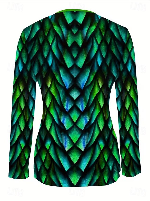 Women's T Shirt Graphic Geometric Abstract Vintage Fashion