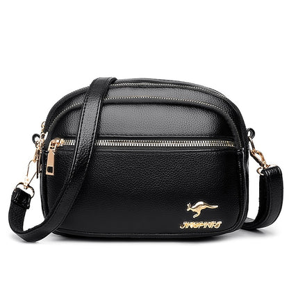 Leather Bag Dome Crossbody Shoulder PU Women's