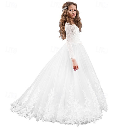 Kid's Girl Flower Dress Girls' Princess