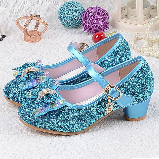 Shoes Jane Princess Glitter Mary Party Sparkling Girls' –