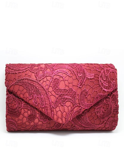 Women's Clutch Lace Chain Bag Evening with Strap