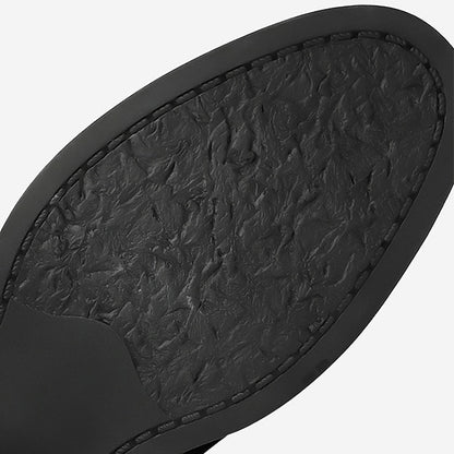 Brown Leather Shoes Oxford Men's Crocodile - Brogue