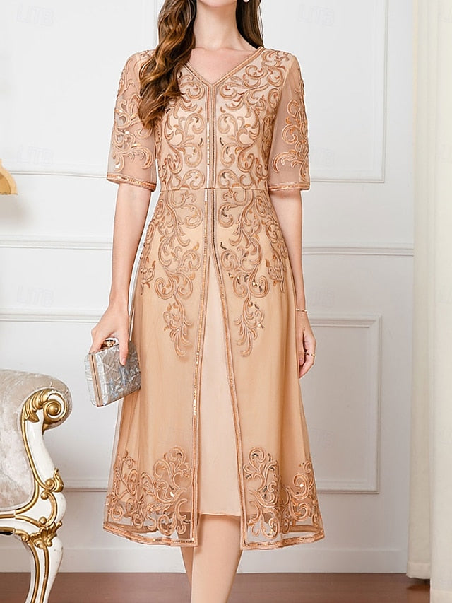 of Chinese Mother Bride Wedding Dress Guest the Elegant