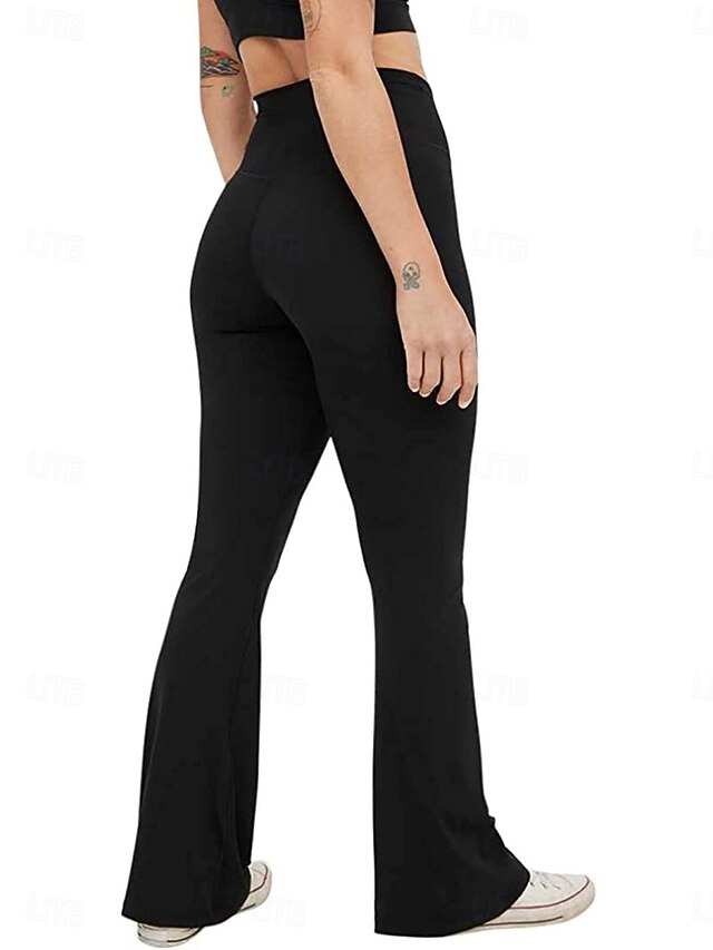 Women's Trousers Flare Leggings Fashion Streetwear Basic