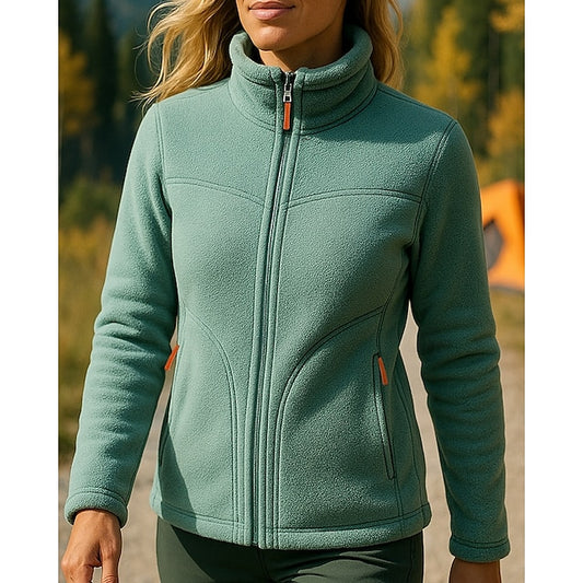 Women's Outdoor Jacket Hiking Jacket Fleece Jacket Winter