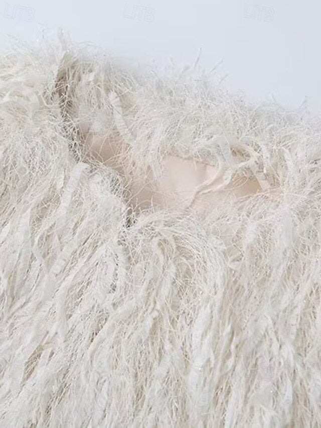 Coat Women's Comfortable Leathers Furs Fur Faux