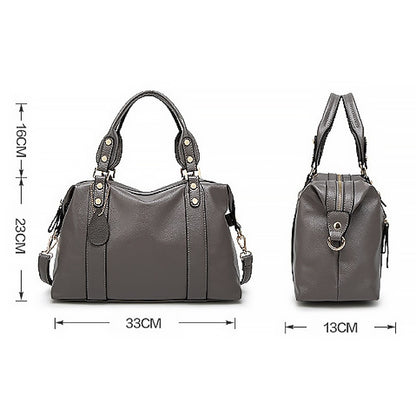 Bag PU Women's Shoulder Handbag Crossbody Boston