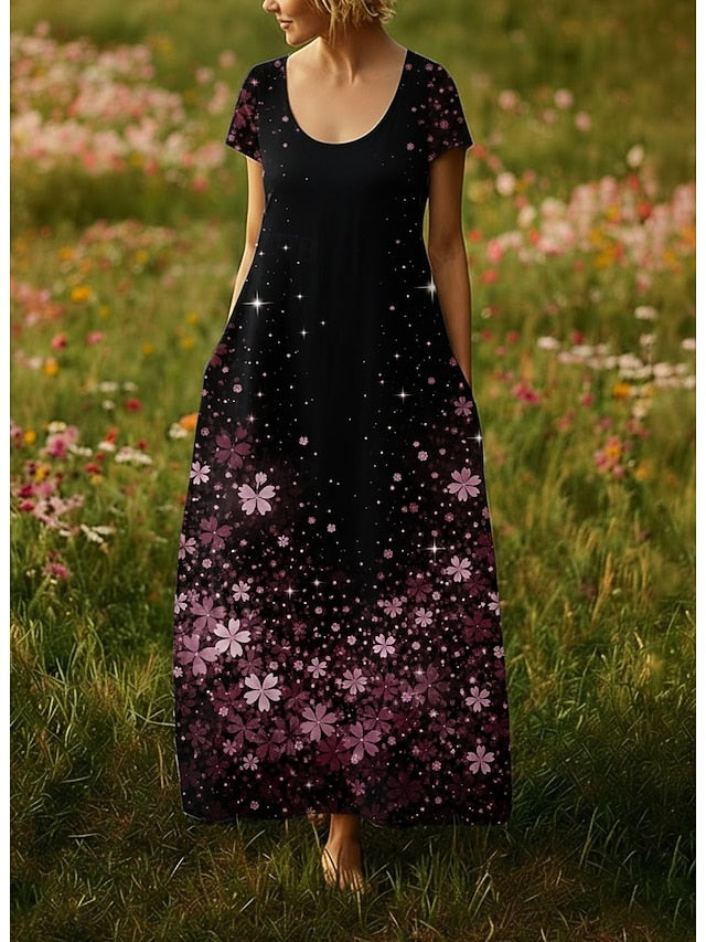 Women's Maxi long Dress Casual Dress Boho Dress Vintage