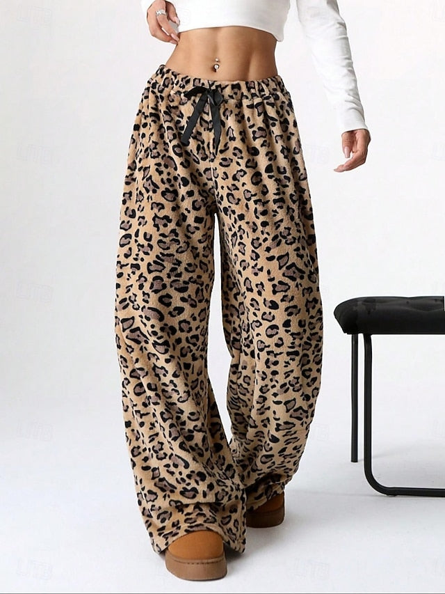 Women's Wide Leg Chinos Vacation Fashion Streetwear Full