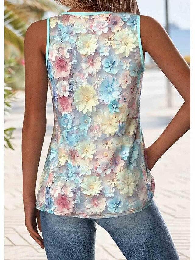 Women's Camisole Tank Top Floral Graphic Daily Stylish