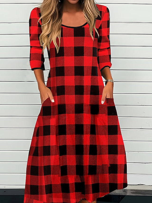 Women's Midi Dress Casual Dress Winter Dress Sheath Dress