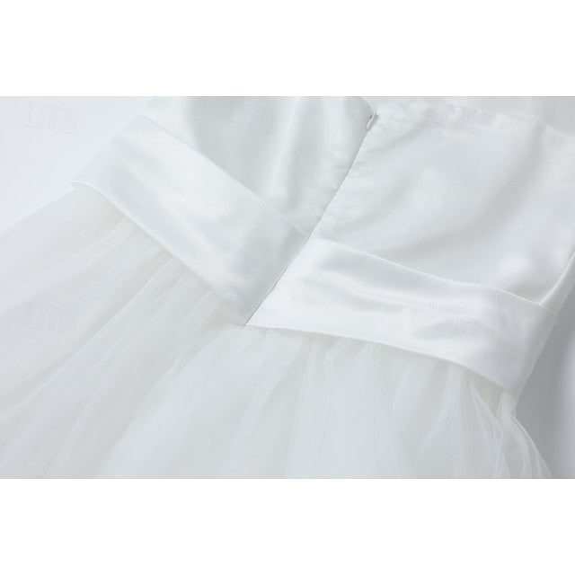 Sleeveless Kids Girl Girls' Dress Flower Wedding