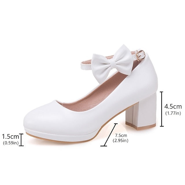 Girls' Perfect Mary for - Jane Bow Shoes Weddings White