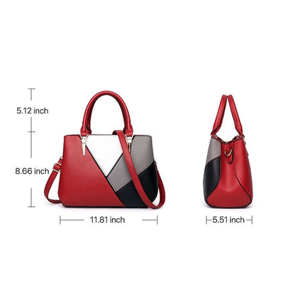 Shoulder Diaper Handbag PU Bag Women's Tote Leather
