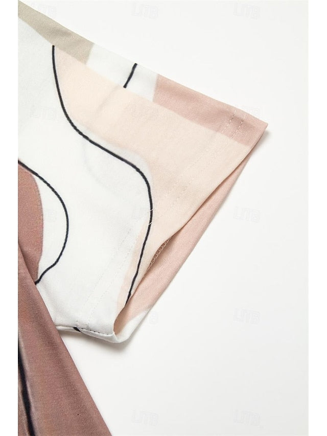 Women's Mini Dress T Shirt Dress Tee Dress Sundress Summer