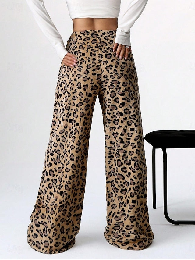 Women's Wide Leg Chinos Vacation Fashion Streetwear Full