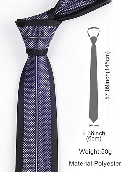 Narrow - 6cm Tie Pattern Positioning Stripe Men's