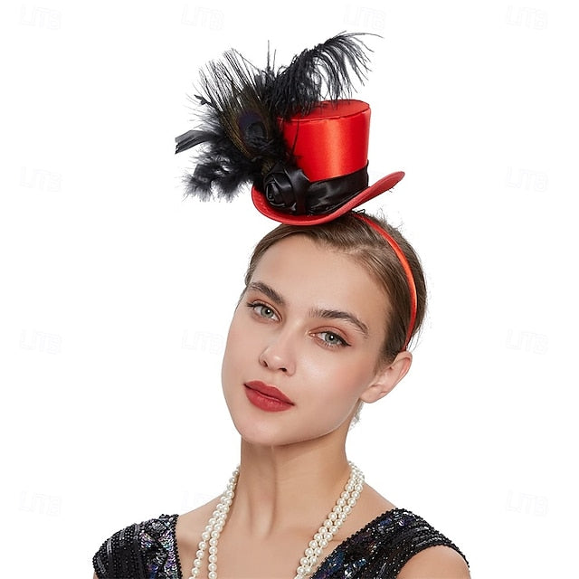 Fascinators Hat for Women Tea Party Headband Mini top Hats