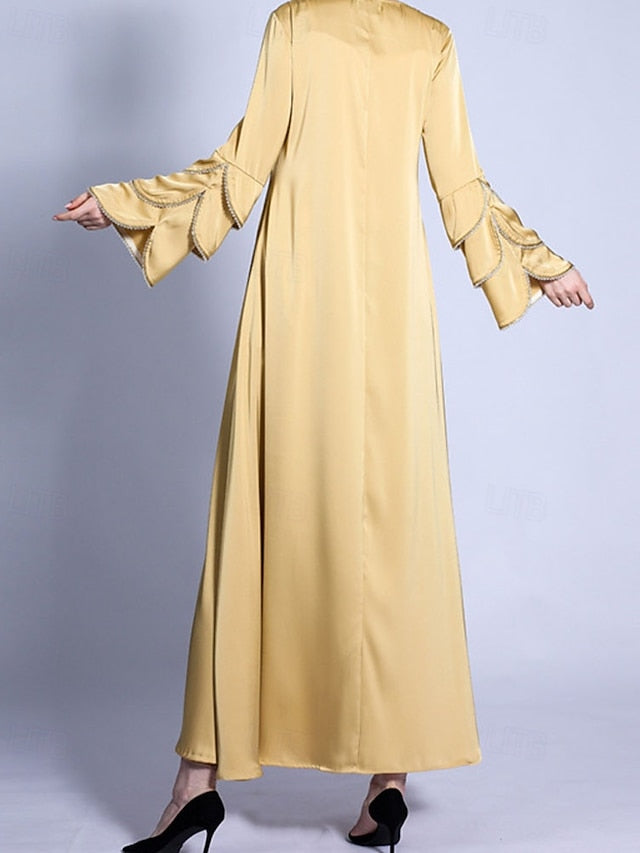 Women's Long Dress Maxi Dress Satin Dress Swing Dress