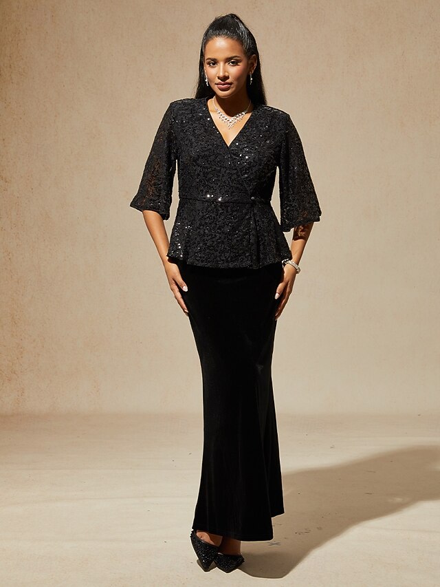 Women's Blouse Lace Tops Evening Tops Sequin Tops Sequins