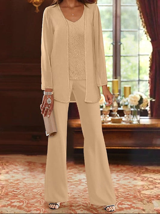 of Beach Mother Bride Piece the Formal Wedding Pantsuit 3
