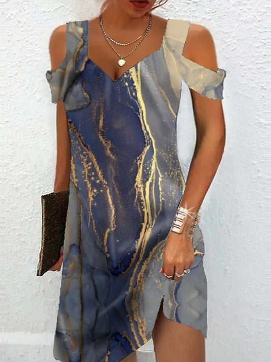 Women's Midi Dress T Shirt Dress Tee Dress Sundress Summer