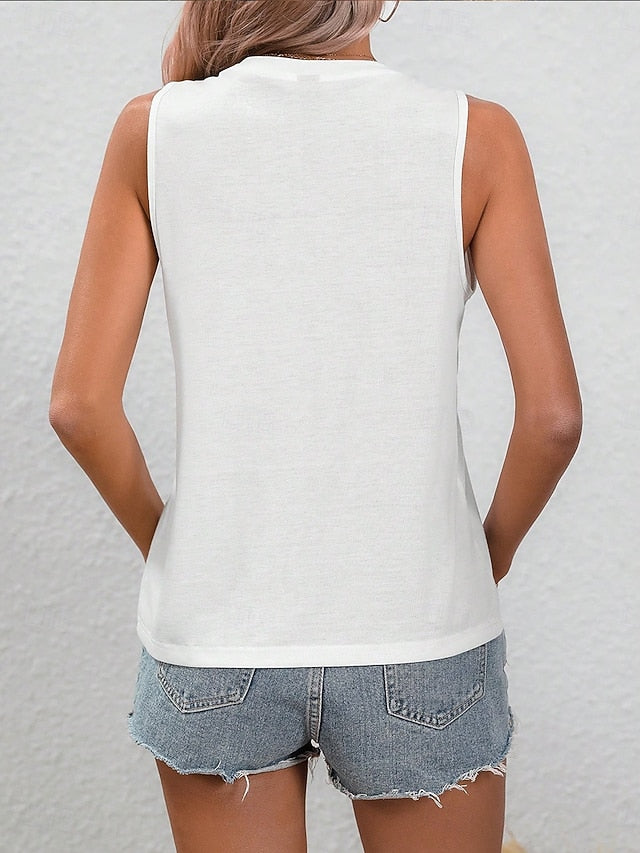 Women's Camisole Tank Top Print Graphic Animal Letter