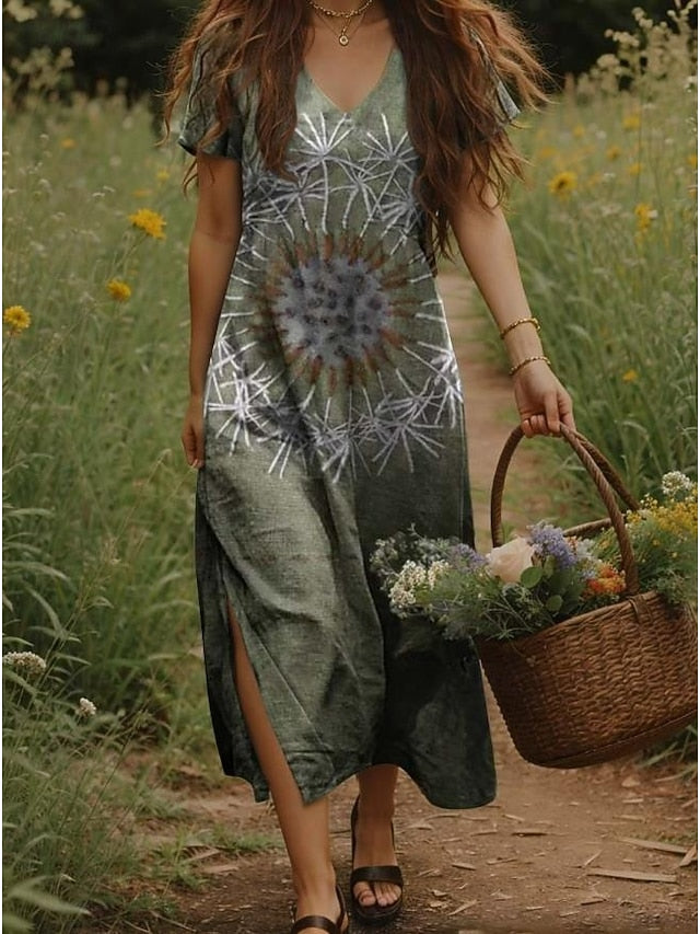Women's Maxi Dress Casual Dress A Line Dress Bohemia