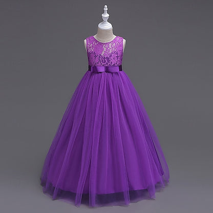 Dress Cosplay Girls' Party Color Kids Solid