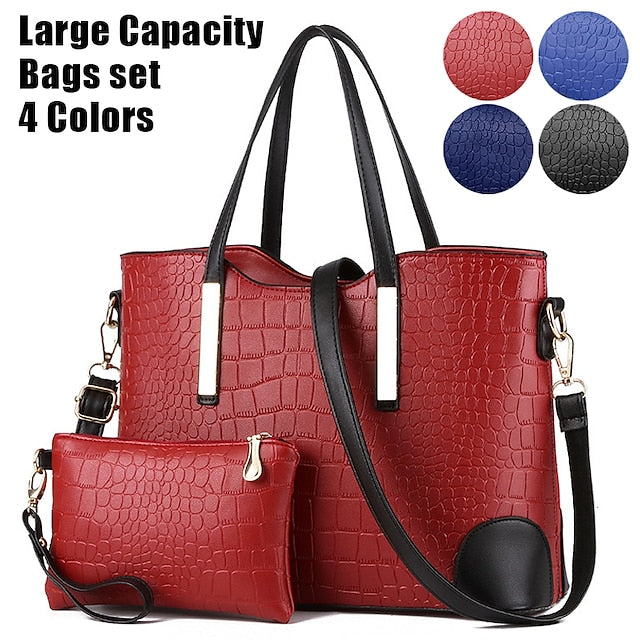 Boston Shoulder Bag PU Handbag Women's Crossbody
