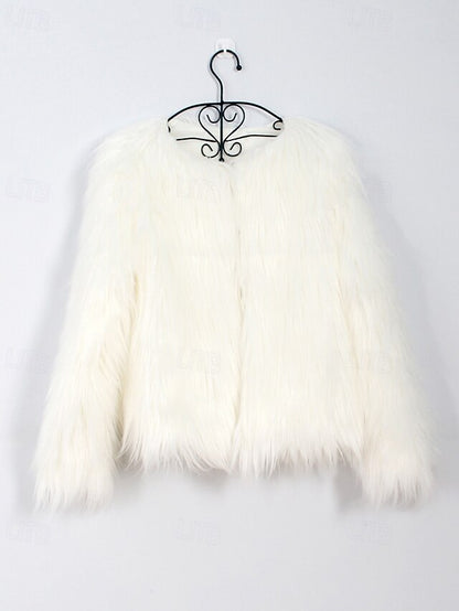 Warm Fur Furs Comfortable Coat Faux Leathers Women's