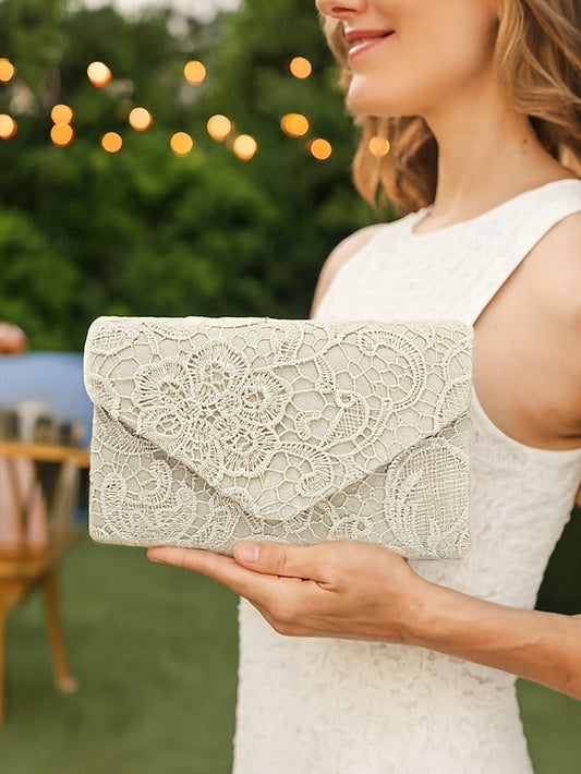 Women's Clutch Lace Chain Bag Evening with Strap