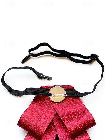 Tie Bow Christmas Satin Men's Diamond-Accent - Elegant