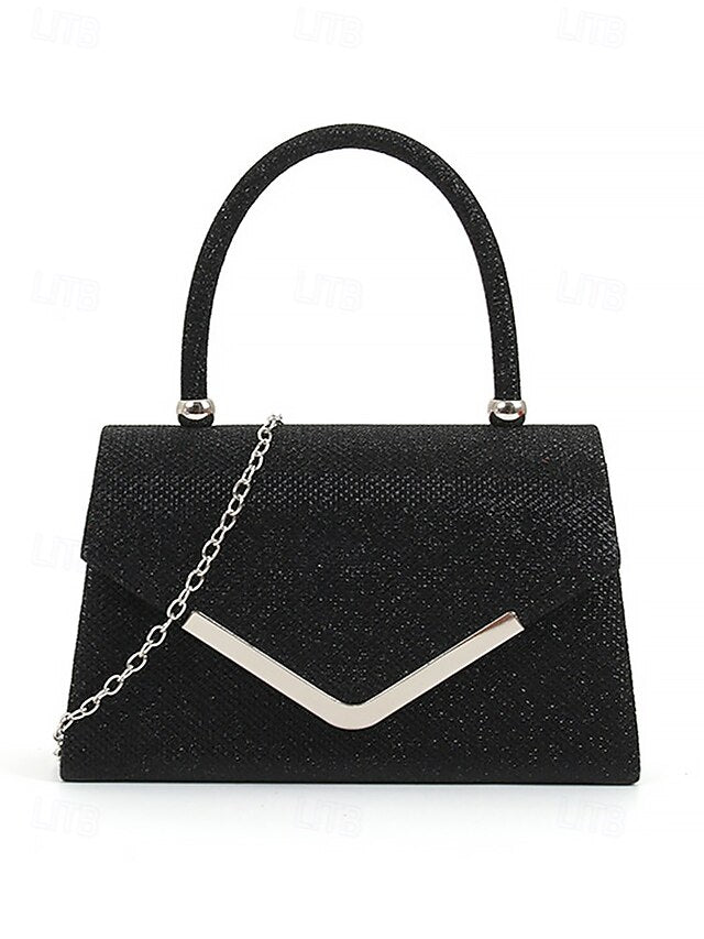 Evening Strap – Bag Women's Chain with Clutch Glitter