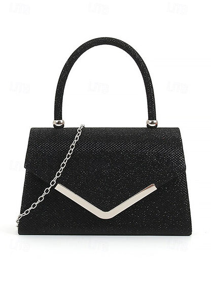 Evening Strap – Bag Women's Chain with Clutch Glitter